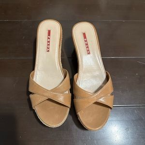 Prada Wedge Sandals